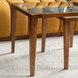 Sorrento Nested Coffee Table by Atkin And Thyme, H40 x W75 x D50 cm - thumbnail 3