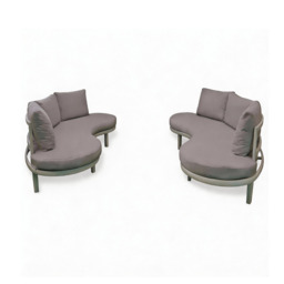 Florence Contemporary Double Sofa Lounge Set with Coffee Table by Atkin And Thyme - thumbnail 5