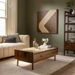 Brera Marble Coffee Table by Atkin And Thyme, H40 x W115 x D60 cm - thumbnail 2