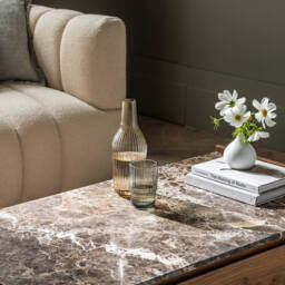 Brera Marble Coffee Table by Atkin And Thyme, H40 x W115 x D60 cm - thumbnail 4