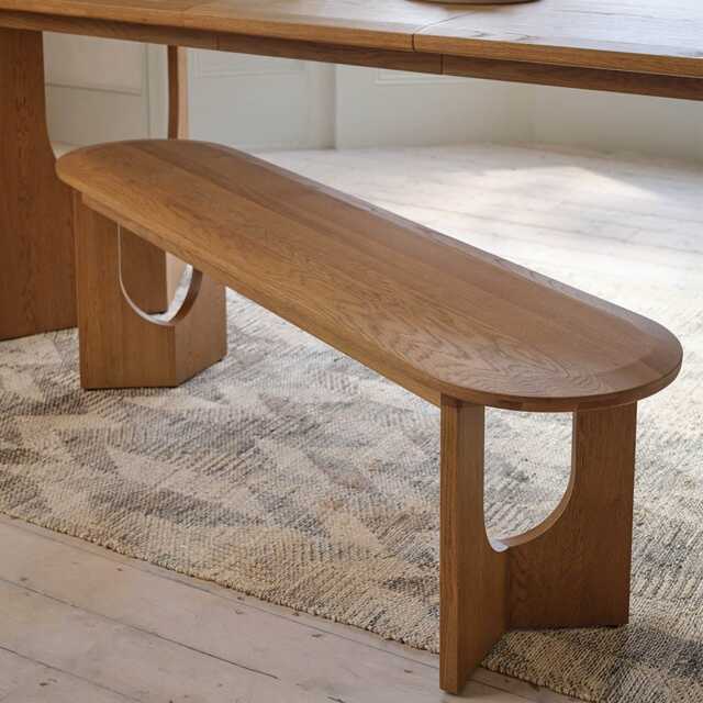 Umi Dining Bench by Atkin And Thyme, H43.7 x W150 x D36 cm - image 1