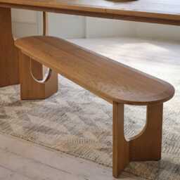 Umi Dining Bench by Atkin And Thyme, H43.7 x W150 x D36 cm