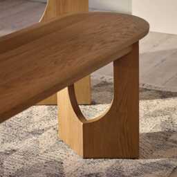 Umi Dining Bench by Atkin And Thyme, H43.7 x W150 x D36 cm - thumbnail 2