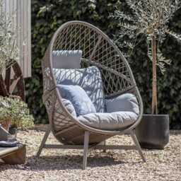 Lauren Cocoon Chair by Atkin And Thyme, H148 x W98 x D65 cm