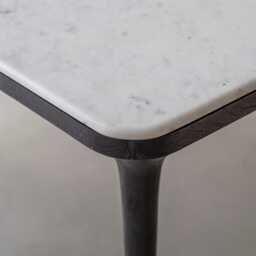 Cone Marble Dining Table 180Cm - Black by Atkin And Thyme - thumbnail 5