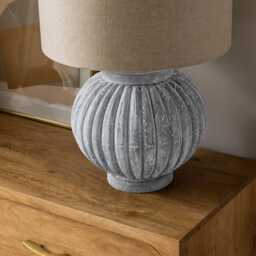 Pumpkin Table Lamp by Atkin And Thyme, H35 x W30 x D30cm - thumbnail 2