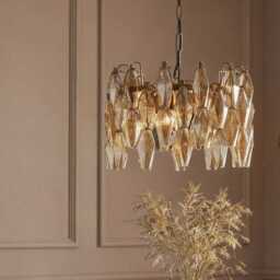 Oriana Glass Chandelier  Luster