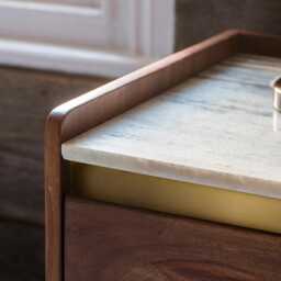 Deco Marble Chest of Drawers by Atkin And Thyme, W100 x D45 x H75cm - thumbnail 3