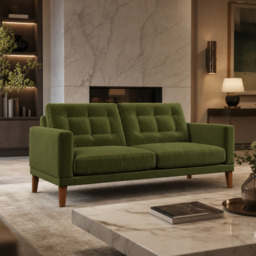 Fitzroy 3 Seat Sofa In Vine Easy Care Velvet