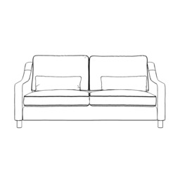 Hampton 4-Seat Sofa In Ivory Boucle by Atkin And Thyme, H85 x W200 x D95 cm - thumbnail 3