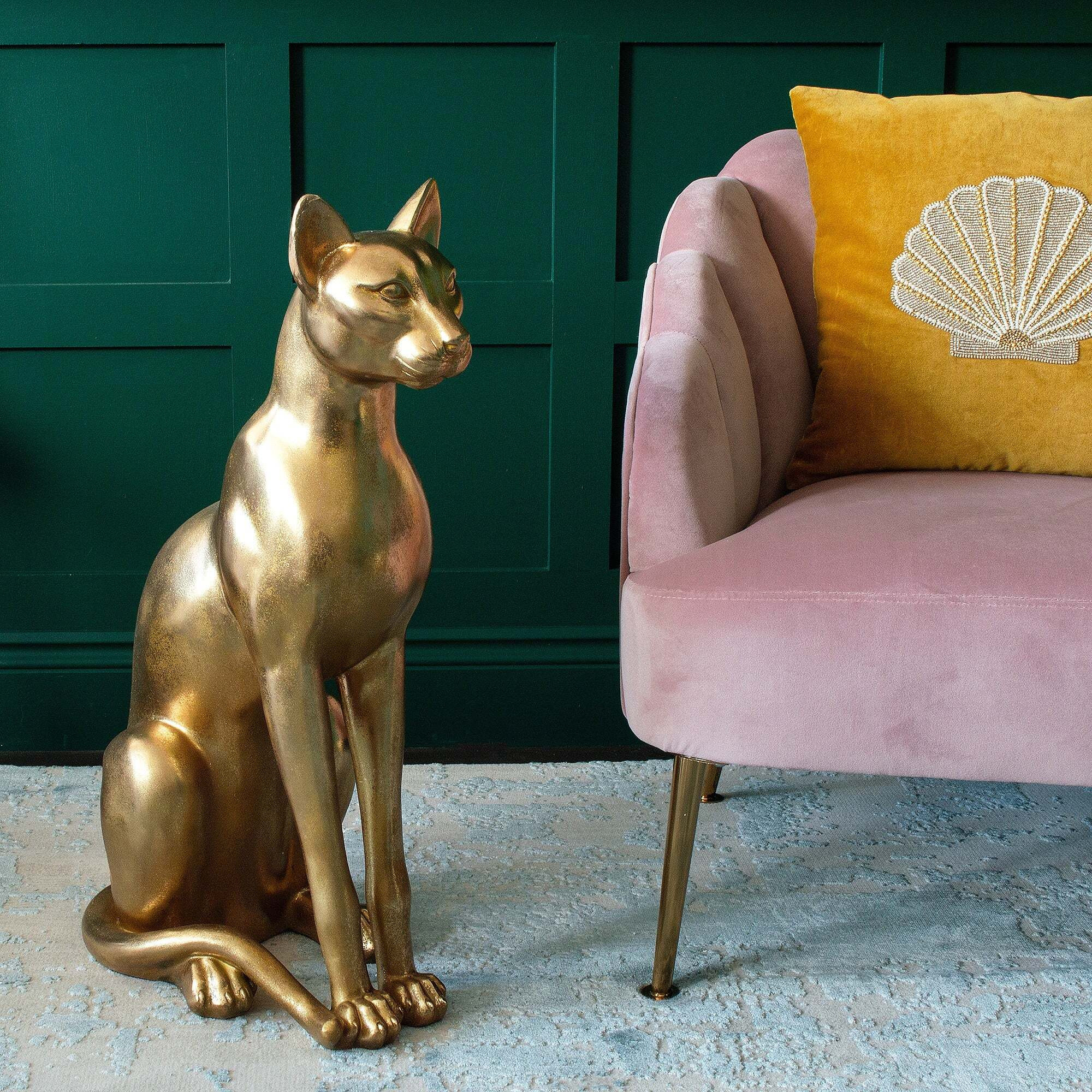 Large Golden Sphynx Cat - Sphinx