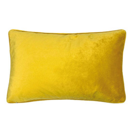 Luxe Multicoloured Bolster Velvet Cushion - thumbnail 3