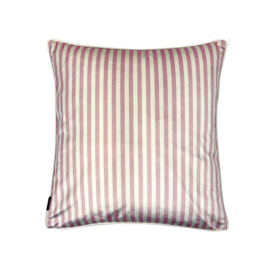 Pink Candy Stripe Velvet Cushion