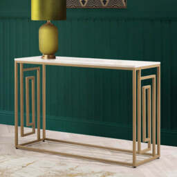 Grecian Gold Console Table