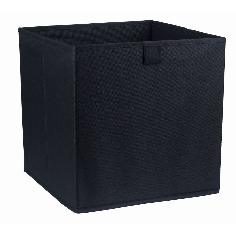 Form Mixxit Black 29.7L Non-Woven Fabric & Polyester (Pes) Foldable Storage Basket (H)310mm (W)310mm