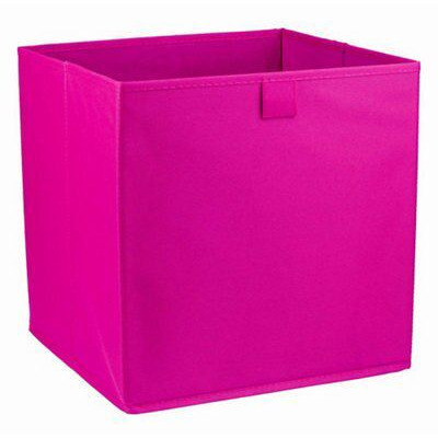 Form Mixxit Pink Fabric Foldable Storage Basket (H)310mm (W)310mm