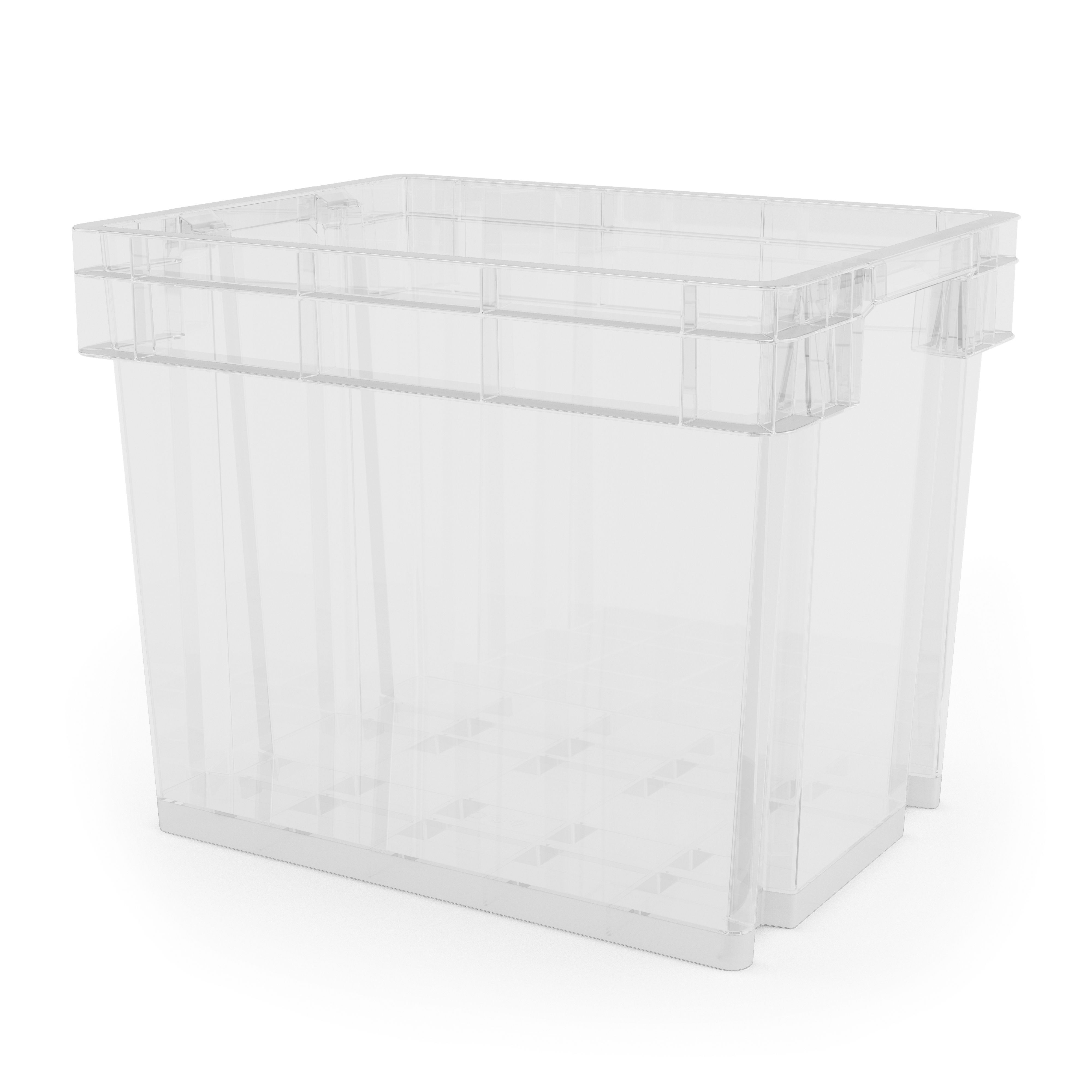 Form Xago Heavy Duty Clear 24L Plastic Stackable Storage Box