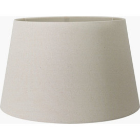Pacific Lifestyle 45Cm Cream Cotton Tapered Table Lampshade Drum Floor Lamp Shade
