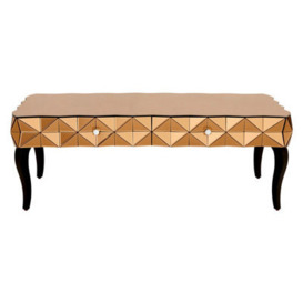 Premier Housewares Interiors By Premierdistinctive Design Copper Coffee Table, Contemporary Stylish Coffee Table, Functional Decorative Coffee Table