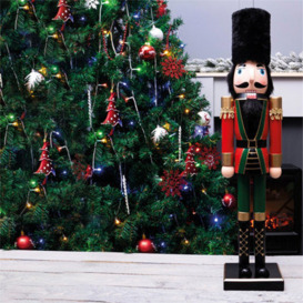 Netagon St Helens Home And Garden Red & Green Nutcracker Christmas Decoration Ornament