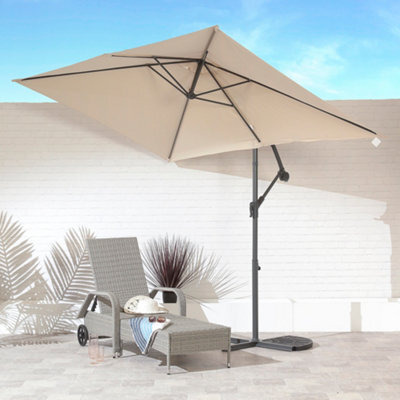 Suntime Garden 2 X 3M Rectangular Parasol Hanging Ecru