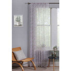 "Home Curtains Dixie Voile Single Slot Top Panel 59W X 81D"" (150X206Cm) Natural"