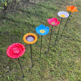 Selections Floral Bird Feeders - Poppy, Daffodil, Sunflower, Daisy, Forget Me Not & Rose