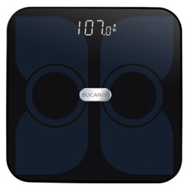 Sohler Digital Bathroom Weighing Scales Body Fat Analyzer Smart Bmi Weight Scale Black
