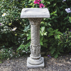 Roman Design Highly Detailed Birdbath