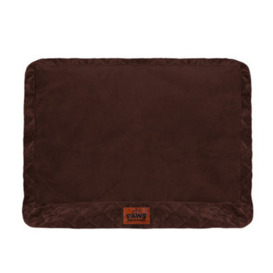 Slumberdown Large Dog Bed Zipped Removable & Washable Microfleece Velour Replacement/spare Cover With Anti Slip Bottom Brown