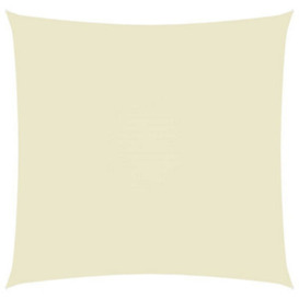 Berkfield Sunshade Sail Oxford Fabric Square 2.5X2.5 M Cream