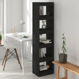 Berkfield Book Cabinet/room Divider Black 40X30X166 Cm