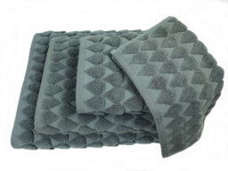 Teardrop 6-Piece Jacquard Towel Set - Laurel Green - thumbnail 2