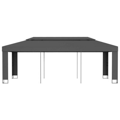 Berkfield Durable Gazebo With Double Roof 3X6 M Anthracite - image 1