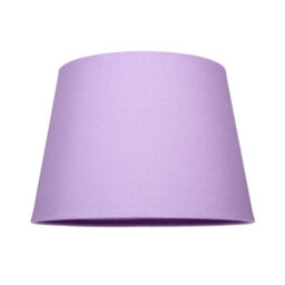 Happy Homewares Traditional 8 Inch Soft Lilac Linen Drum Table/pendant Lamp Shade 40W Maximum