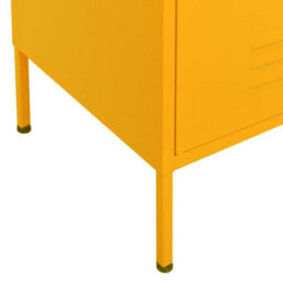 Vidaxl Storage Cabinet Mustard Yellow 80X35X101.5 Cm Steel - thumbnail 6