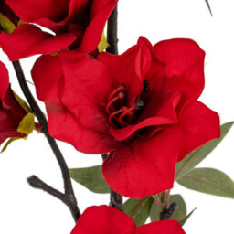 Hill Interiors Crimson Bloom Large Spray Artificial Flower - Plastic - L11 X W11 X H92 Cm - Red - thumbnail 3