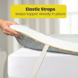 Brightr Sleep Brightr Aurora Deluxe 2 In 1 Memory Foam Mattress Topper Medium Firm Double Size - thumbnail 3