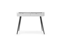 Arte Radiant Zova Desk H800mm W1030mm D490mm In Pristine White - Luminous Productivity Hub - thumbnail 2