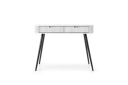 Arte Radiant Zova Desk H800mm W1030mm D490mm In Pristine White - Luminous Productivity Hub - thumbnail 3