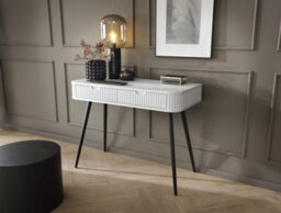Arte Radiant Zova Desk H800mm W1030mm D490mm In Pristine White - Luminous Productivity Hub - thumbnail 4