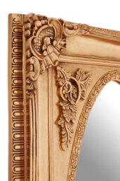 Orsina Timeless Gold Finish Oval Border Wall Mirror, Functional Mirror For Livingroom, Elegant Modern Mirror - thumbnail 3
