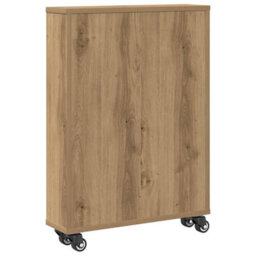 Walplus Narrow Storage Trolley Artisian Oak 48X13X68 Cm Engineered Wood - thumbnail 6