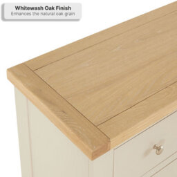 The Furniture Market Cheshire Dove Grey Jumbo 10 Drawer Chest - thumbnail 4