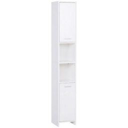 Homcom Storage Cabinet For Bathroom Bedroom Freestanding W/door Cupboard&shelves - thumbnail 2