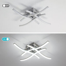 Pheashine Modern Led Pendant Ceiling Light,24W 2240Lm Cool White 6000K For Living Room Or Bedroom - thumbnail 5