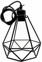Vintage Industrial 1 To 3 Head Ceiling Pendant Light Metal Cage Led Hanging Lamp Fixture - thumbnail 3