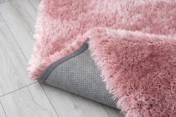 A.unique Home Blush Pink Shaggy Rugs For Living Room Bedroom 120Cm X 170Cm - thumbnail 2
