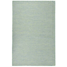 Berkfield Outdoor Flatweave Rug 120X170 Cm Turquoise