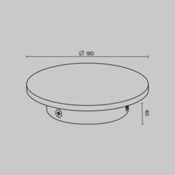Luminosa Lighting Luminosa Wald Outdoor Modern Wall Lamp Graphite 3000K 1050Lm Ip65 - thumbnail 3